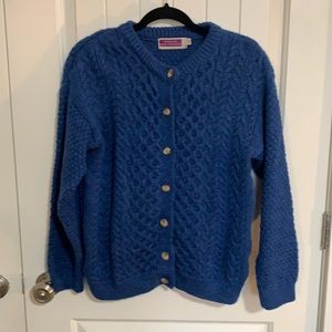 100% New Wool Cardigan. Sweater.  Highland Home Industries.  Cottagecore. Small